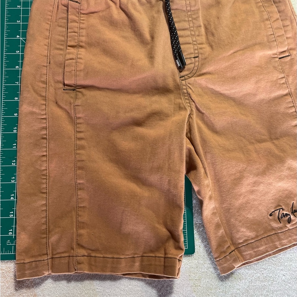 Tony Hawk Brown Men's Flat Front Shorts